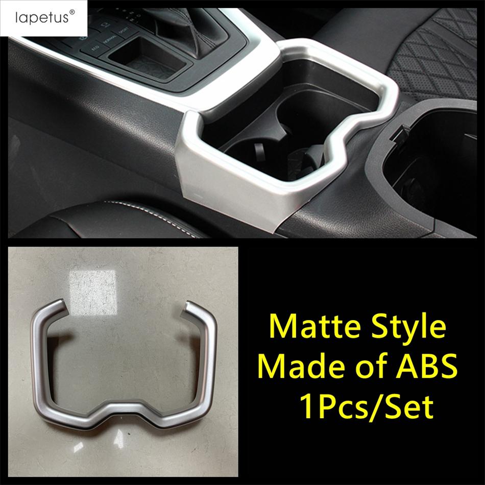 Central Console Front Water Cup Holder Panel Cover Trim For TOYOTA RAV4 RAV 4 XA50  - 2025 ABS Matte Interior Accessories