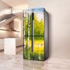 Refrigerator Wallpaper Vinyl Sticker Self-adhesive Fridge Door Cover Decal Landscape Flower Cat Cartoon Art Mural Kitchen Wardrobe Renovation Poster