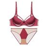 Lace Ultra Thin Bra Set Women Sexy Push Up Comfortable Breathable 3/4 Cup Underwire-Free Lingerie