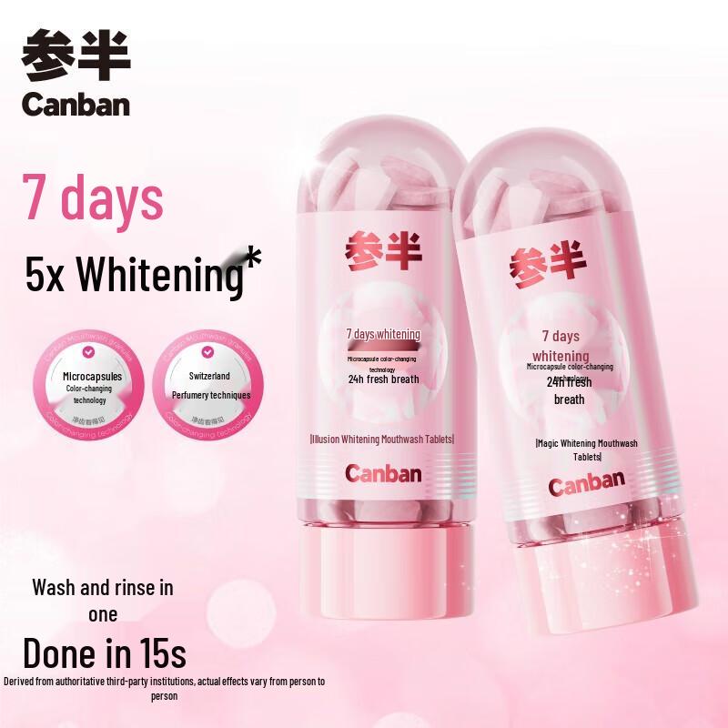 

Cenban Edelweiss Whitening Mouthwash Tablets