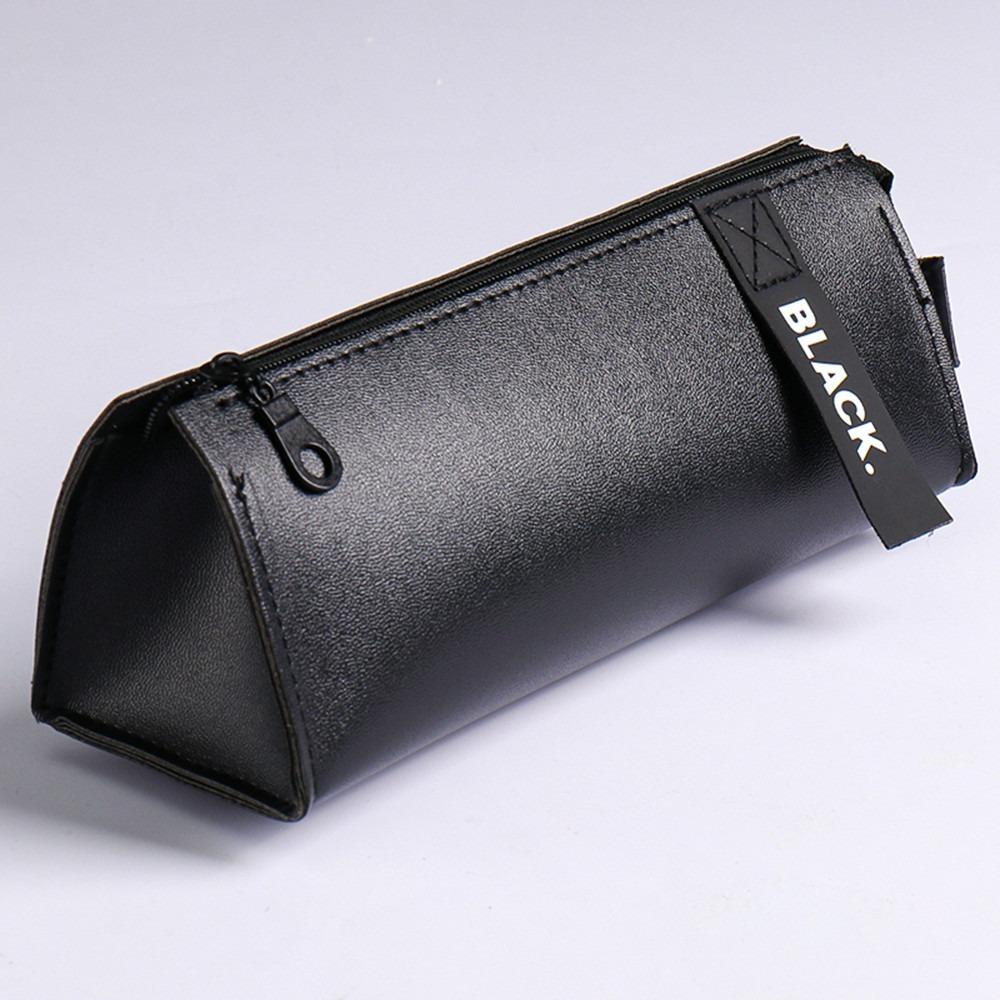 

Треугольный новый пенал большой емкости простая версия школьные принадлежности пенал для хранения учебных принадлежностей симпатичная сумка для карандашей