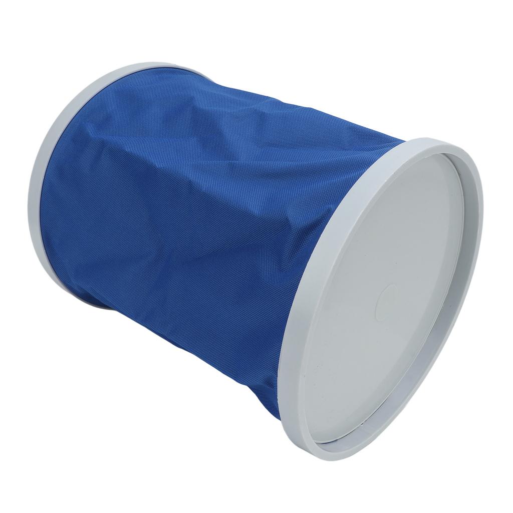 13L Foldable Bucket Multifunctional Thickened Oxford Cloth Waterproof Folding Storage Fishing Bucket for Car Outdoor