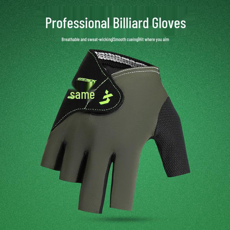 High-Durability Three-Finger Billiard Gloves for Men & Women - Ideal for Professional Snooker Competitions (Right Hand)