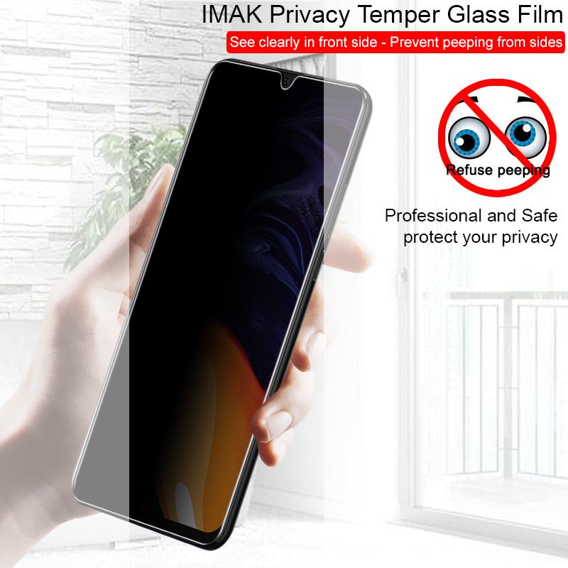 

IMAK Anti-peep 9H Tempered Glass Screen Protector Film for Samsung Galaxy A40/Galaxy A20e Type A