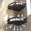 Bathroom Shelves Corner Shower Shelf Aluminum Wall Mount Shampoo Storage Rack Holders No Drill Kitchen Bathroom Accessories