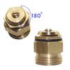 180° Brass Refraction Nozzle 1/2" Male Thread Misting Sprinkler Garden Agriculture Plant Flower Vegetable Nebulizer Sprayer 2Pcs