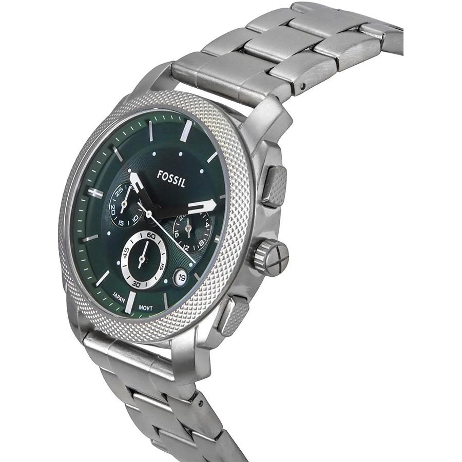 Orologio da Polso Uomo Verde alla Moda - Bracciale in Acciaio Inossidabile, Quarzo, per Ufficio e Uso Quotidiano FS6079