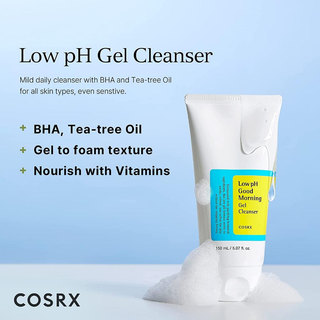 [MINI] COSRX Low pH Good Morning Gel Cleanser 50ML