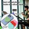 1Pc Backed Adhesive Sucker Pad For Fixed Pad Double Side Silicone Suction Pad For Mobile Phone Fixture Suction Cup