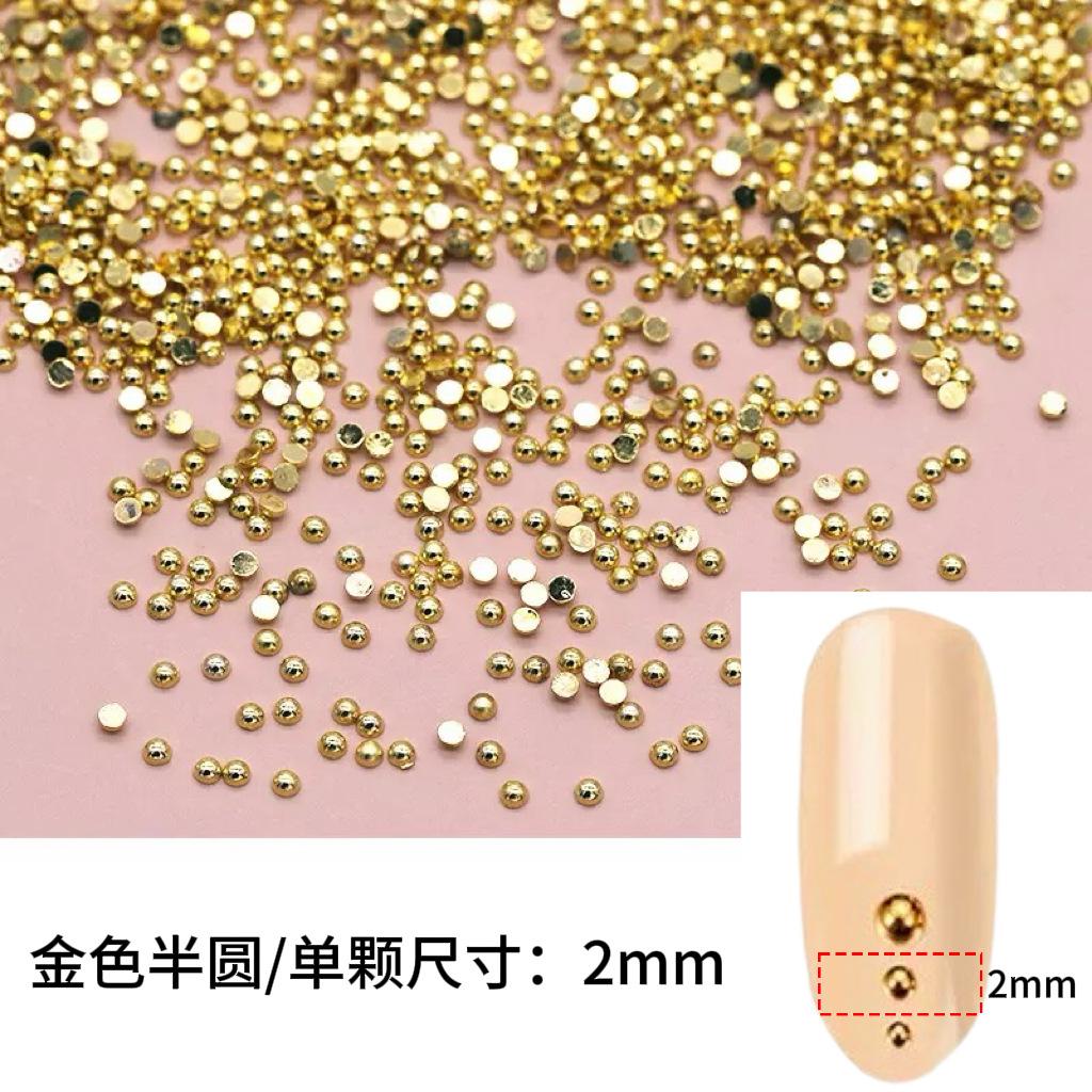 Punk Style Alloy Rivet Nail Art Decorations 3D Pointed Cone Large Medium Small Nail Decorations DIY Accessories