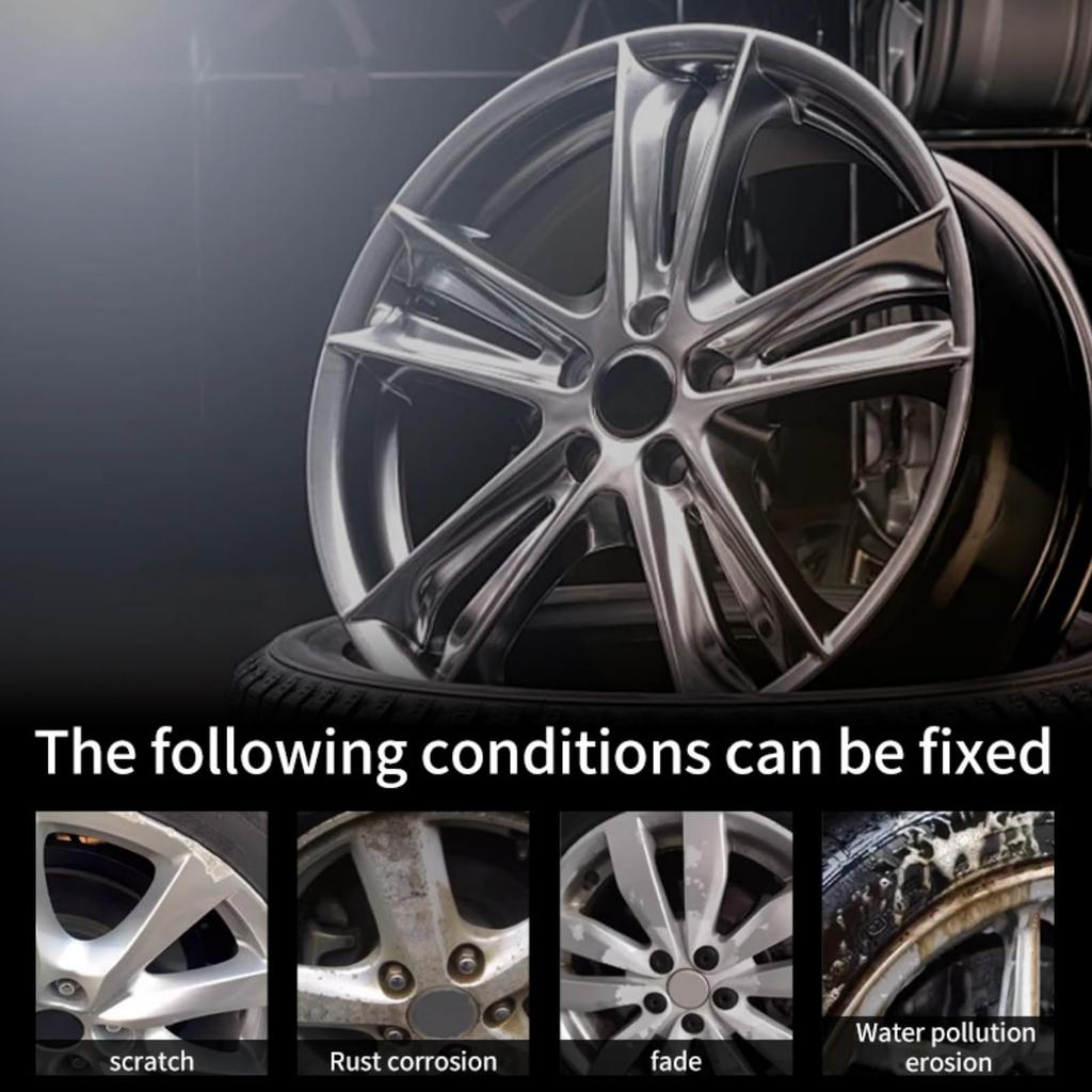 80g Car Wheel Scratch  ,Alloy Wheel  Kit With Sponge,Scratch Remover Kit For Cars,Scratch Polish For Vehicles