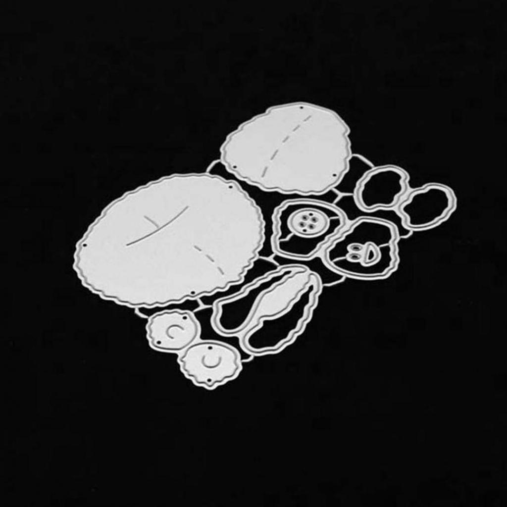 Bear Shape Metal Cutting Dies DIY Scrapbooking Album Cards Embossing Stencil