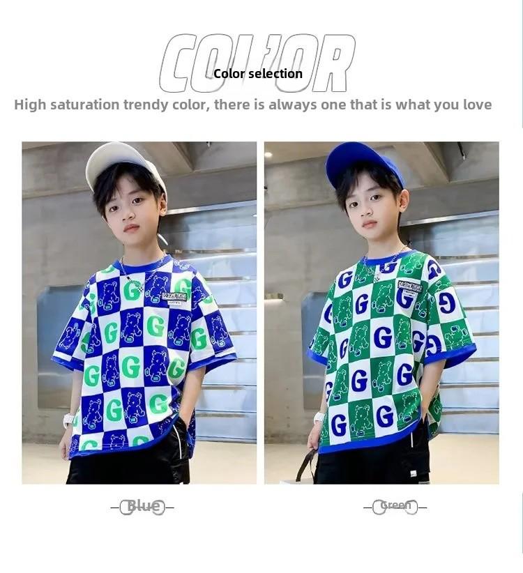 Jungen 2023 Sommer Freizeit Kurzarm T-Shirts - Stilvolle Streetwear für Kinder