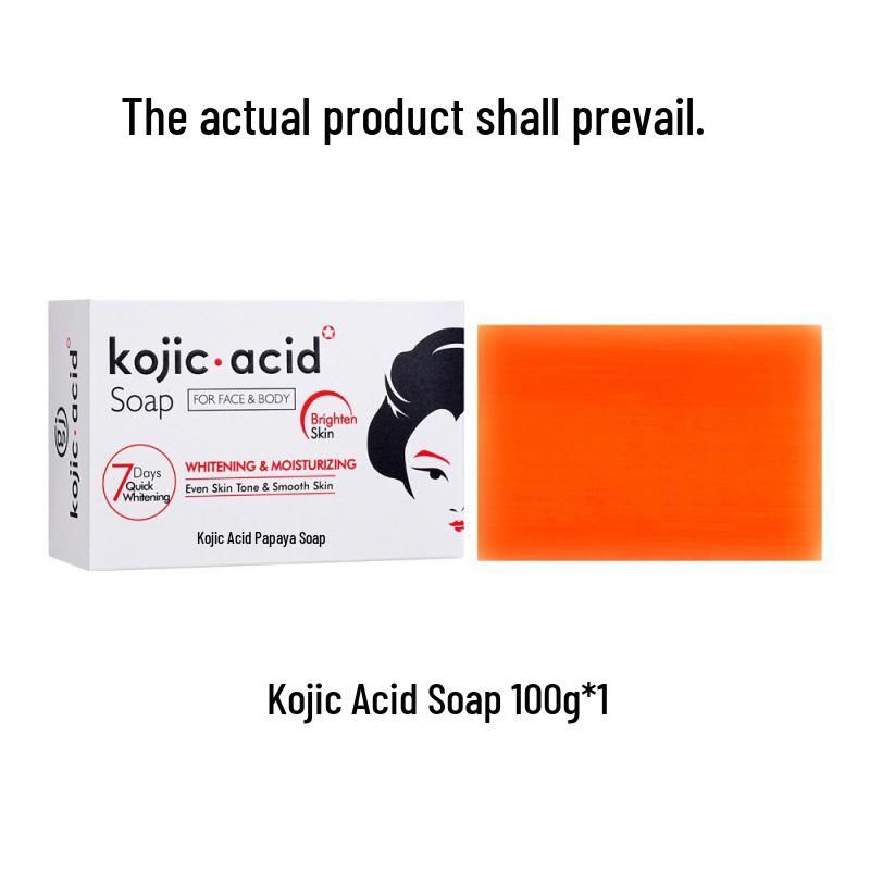 Kojic Acid, Curcumin, Papaya, and Essential Oil Fragrance Soaps for Cleansing and Bathing