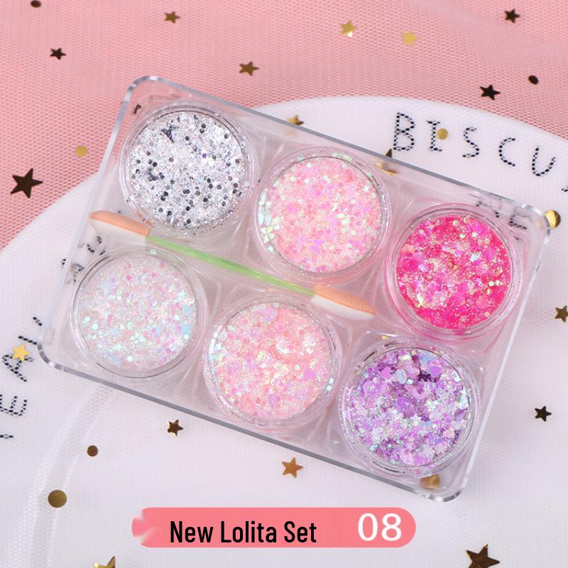 Fairy Sparkle Glitter Eyeshadow Stickers - Shimmer Makeup for Christmas & Children's Day