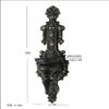 Rustic Iron Wall Hanging Candle Holder Cup Block Candles Nordic Home Hotel Decor