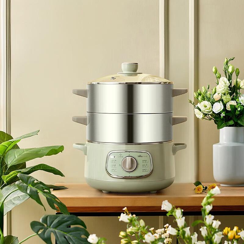 Bear Multi-functional 3-Layer Electric Steamer CN plug (adapter included)
