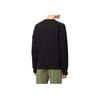STONE ISLAND Ss22 Logo Pullover Long Sleeve Sweatshirt Men Sweatshirt Black 761566360-V0029