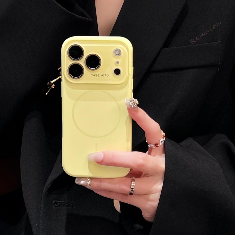 Nuova Cover per Telefono in Silicone Liquido con Finestra Grande Per Per Iphone 12 13 16 17 Pro Max Air 16Pro 17Pro Cover Protettiva Morbida Ufficiale