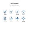 Suiyi E40 High-Power Waterproof Dustproof LED Bulb