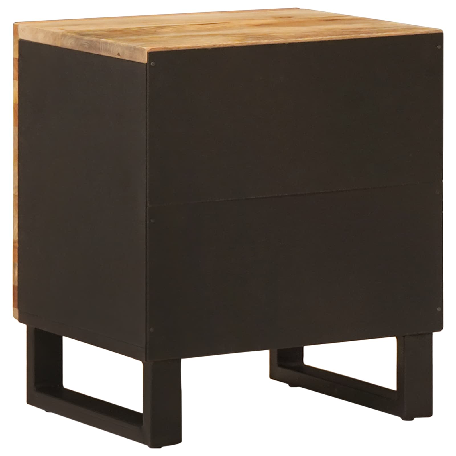 Nachttisch Braun 40 x 33 x 46 cm Massives Mangoholz
