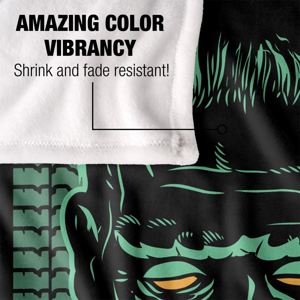Universal Monsters Neon Frankenstein Blanket