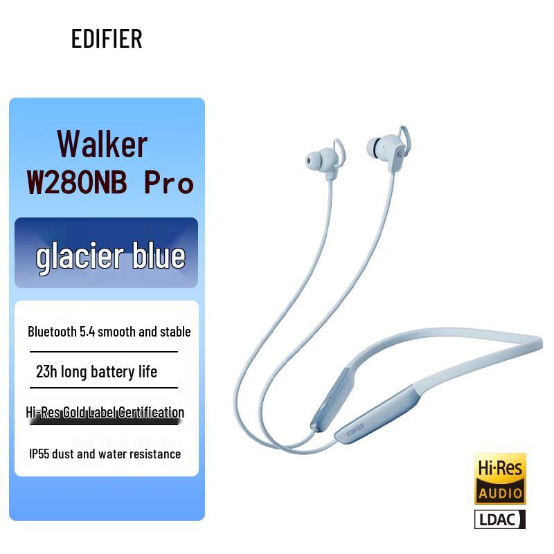 Edifier W280NB Pro Active Noise Cancelling Bluetooth Sports Neckband Earphones