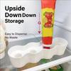 3D Printing Condiment Tube Rack Wave Shaped Ketchup Tube Fixing Shelves  Refrigerator Storage