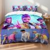 Rami Dämonenjäger K-Pop Mädchen Jungen Gruppe Bedruckter Kernloser Bettbezug Mehrere Größen Schlafzimmer Wohnheim Feiertagsbettwäsche Dekoration