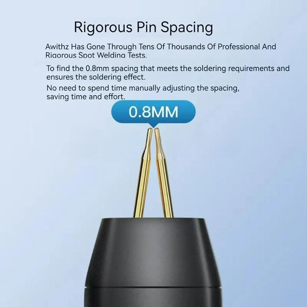 H1 Håndholdt Punktsveiser 4.2V Bærbar Mikro Batterisveisemaskin 11 Gir Justerbart Mikro Punktsveiseutstyr