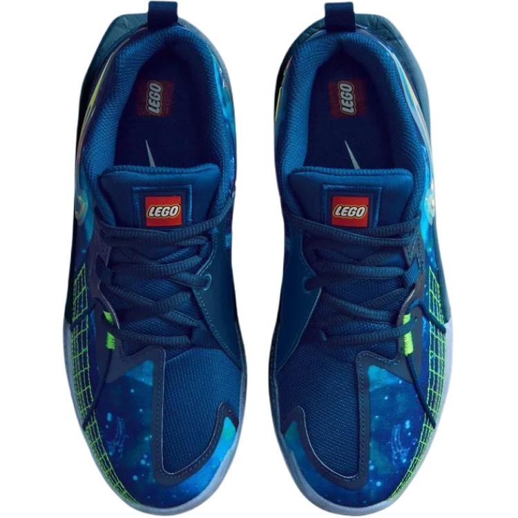 LEGO X Nike G.T. Cut GS Brave Blue Kids Sneakers Green-Strike Pure-Platinum Chrome IF2118-400