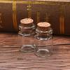 10Pcs Mini Glass Wishing Bottle With Cork Bead Jewelry Containers Diy Decoration
