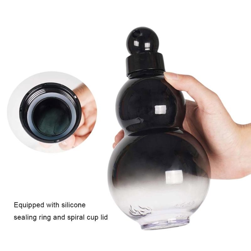 Gourd Shape Water Cup Large Capacity Water Bottle, Gourd Water Bottle with Shoulder Strap, Outdoor Hiking Water Bottle