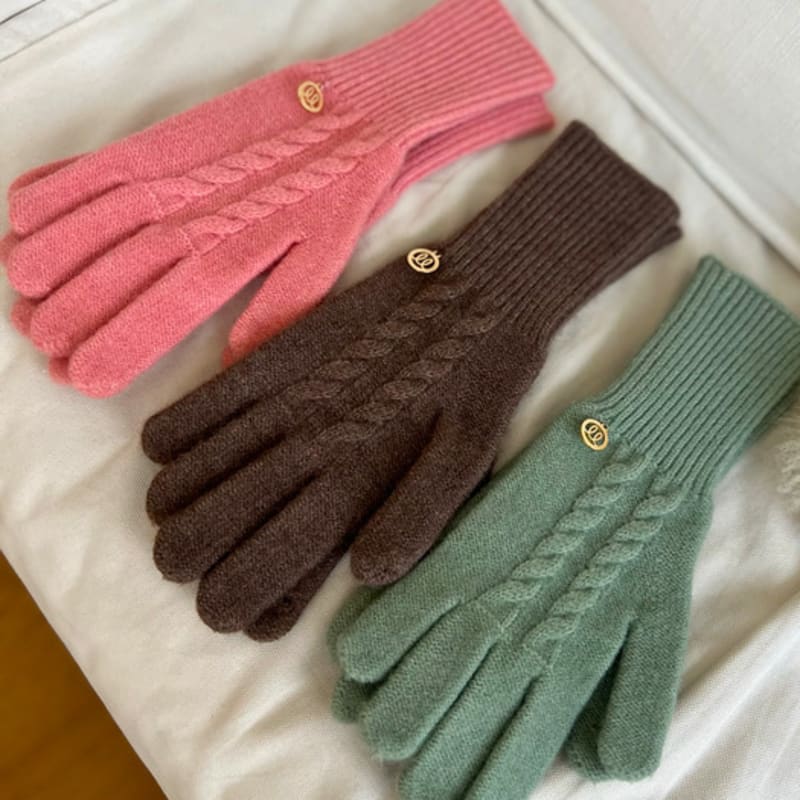 

Перчатки с отверстием для пальца Lang&Lu MORE BROWN