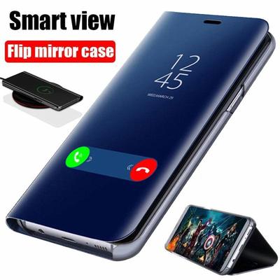 Smart Mirror Flip Case pre Xiaomi Redmi Note 10 9 9s 8 8T Poco X3 NFC M3 7 10s Pro Max 6A 7A 9A 9C Mi 9T 10T Lite Cover Coque