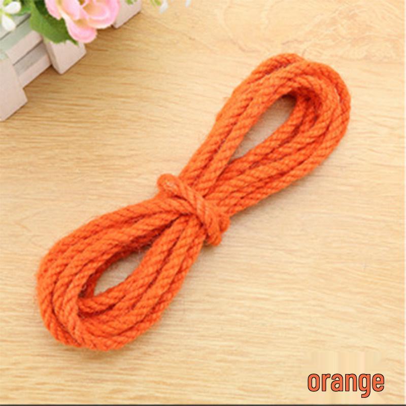 5mm Colored Sisal Rope for Cat Tree DIY, Handmade Hemp Rope for Ornaments, Tube Wrapping, and Flower Pot Decoration
