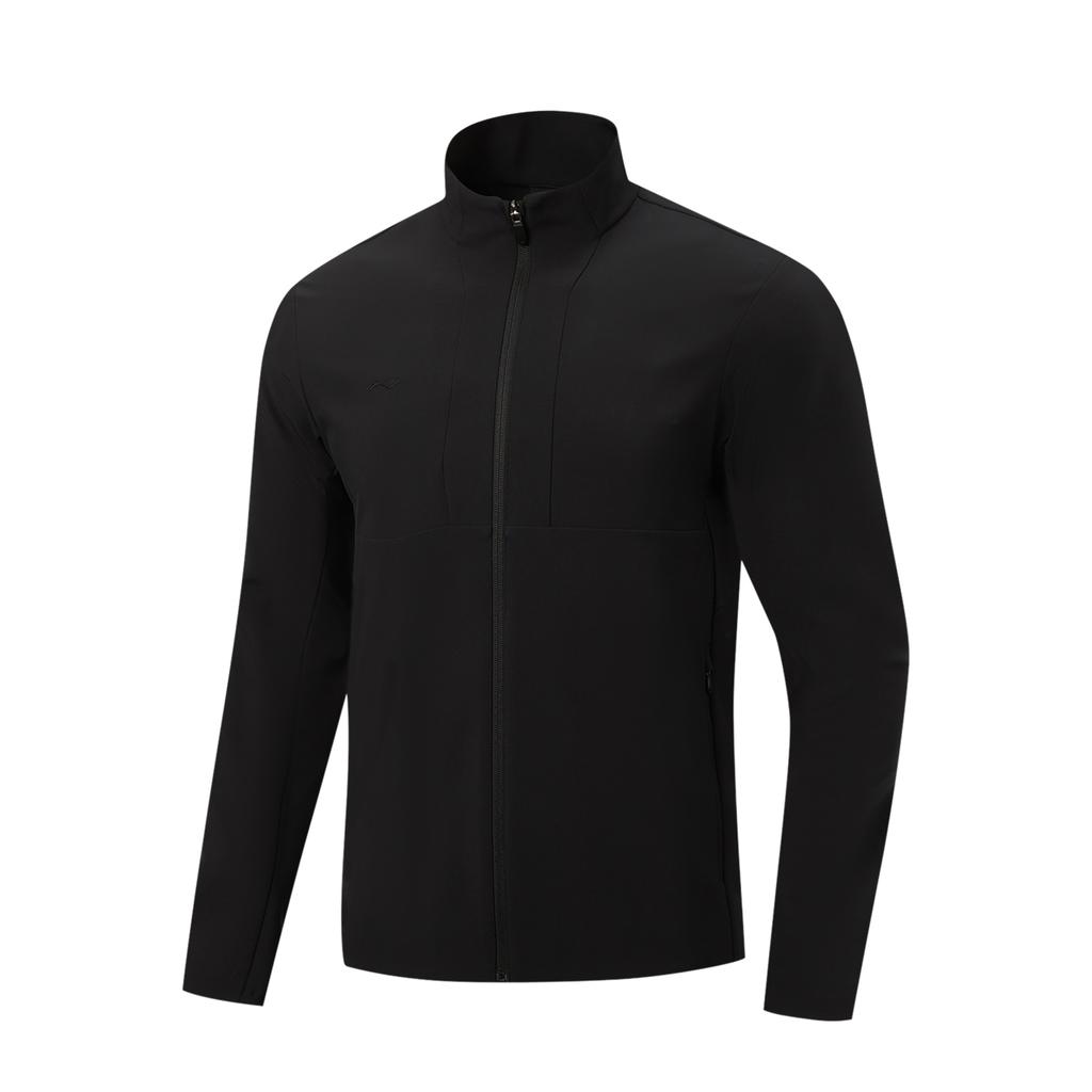 Li-Ning Honor Gold Standard Series Comfortable Simple Stand Collar Zipper Sports Casual Windbreaker Men Outerwear AFDWA15-1