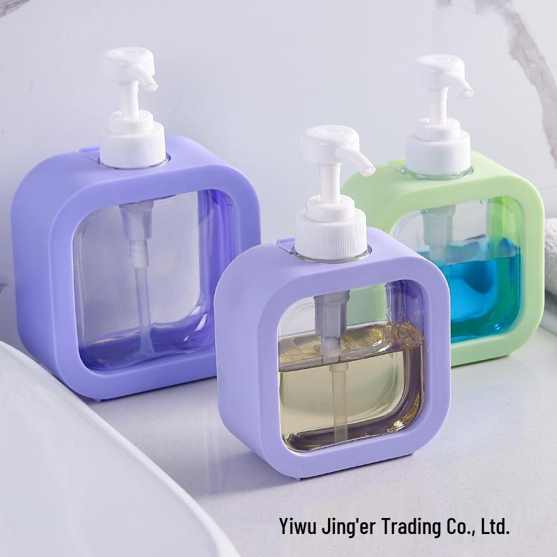Press-Type Dispenser Bottle (300ml/500ml) for Soap, Shower Gel, Shampoo & Detergent
