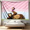 Cartoon Animation Print Tapestry - Portable Wall Decor Cloth, for Home, Dorm, Travel, Bedroom, Living Room - Ideal Birthday Housewarming Gift