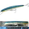 LUCKY CRAFT SW Flash Minnow 190SR Aurora Big Cranking Minnow with Big Game Action for Saltwater and Redfish (703 McCarrel) Fishing, Tuna, Yellowtail,