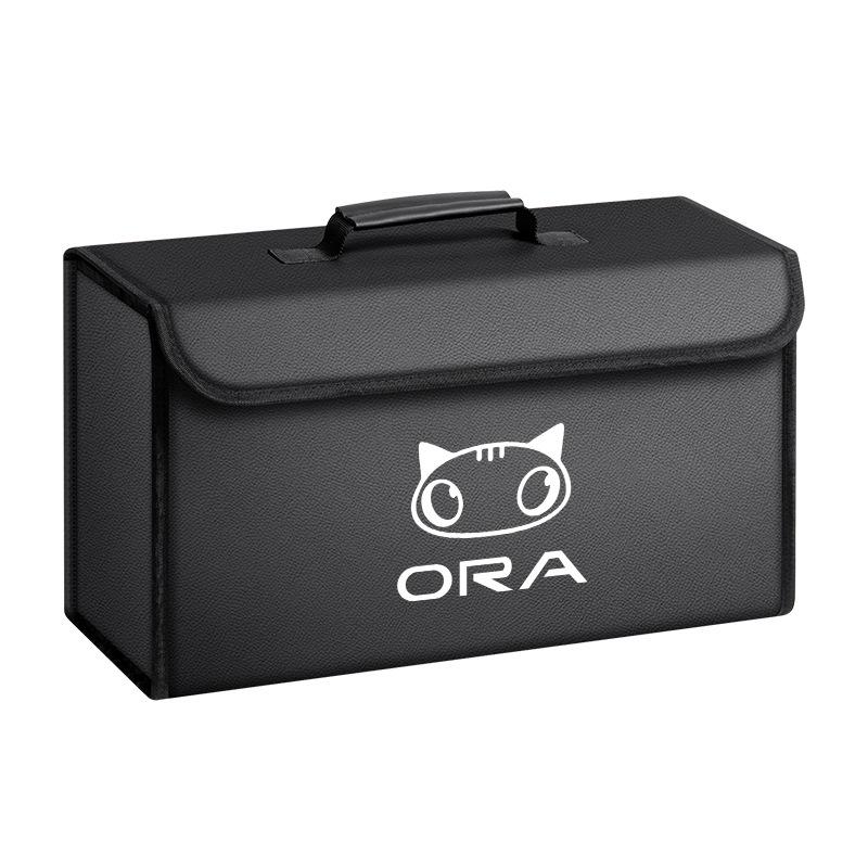 ORA Cat Series Car Trunk Folding Storage Container for Good Cat, Lightning Cat, Ballet Cat, Black Cat, and White Cat.