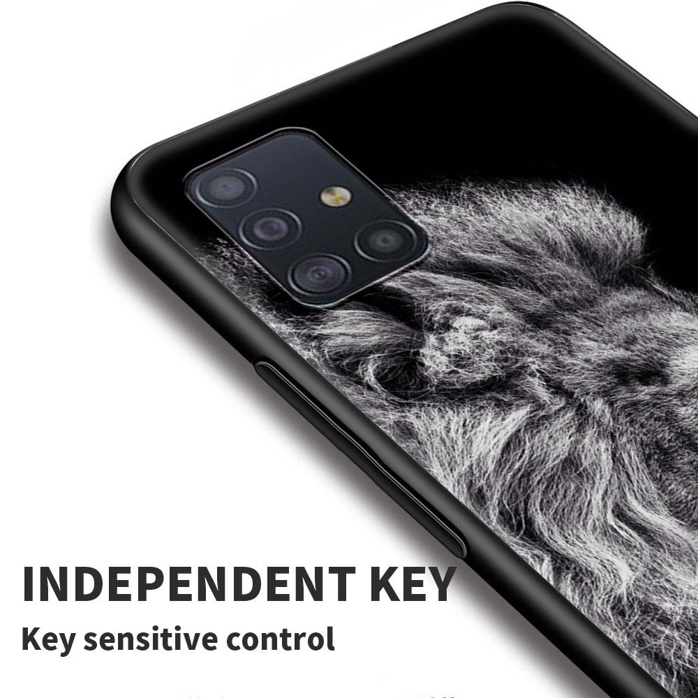 Fall Für Samsung A91 A72 A71 A52 A51 A42 A41 A32 A31 A21 EU A21s A12 A11 A02s A02 A01 Abdeckung Fundas Shell Lions