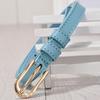 1Pc 105Cm 7 Candy Colors Womens Pu Leather Belt Skinny Thin Dress Belt Waist Belt Waistband Skirt Jeans Waist Accessories