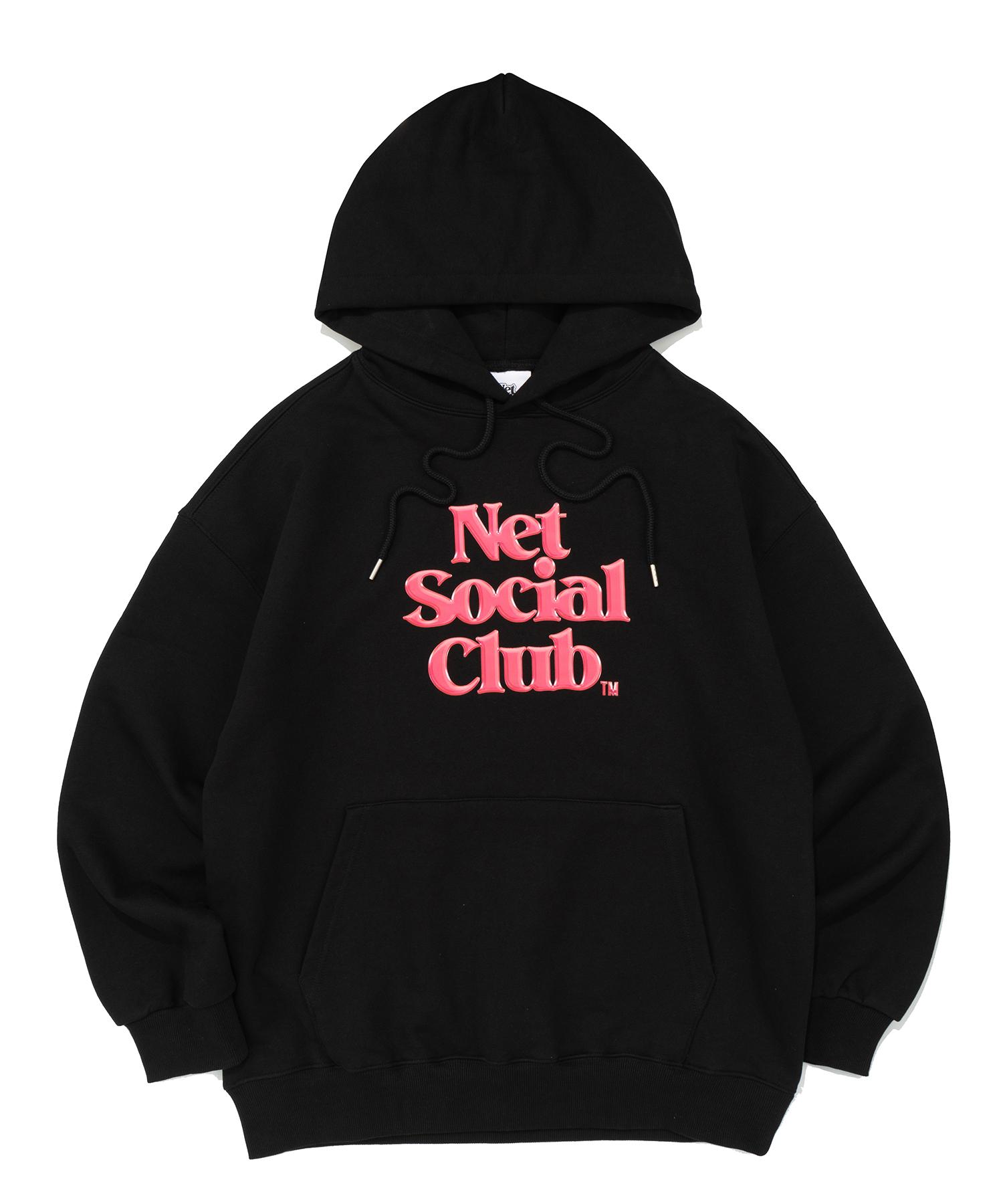 Net Social Club Og Logo Pink Gloss Hood (Black) Black/S
