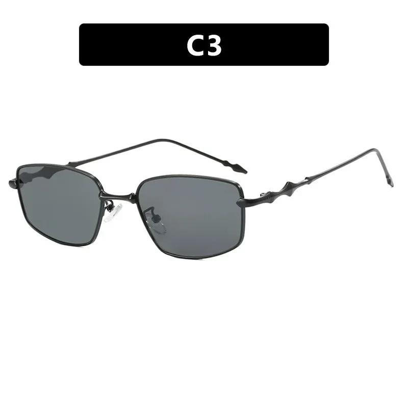 

Neutral Square Irregular Versatile Sunglasses Retro Women Luxury Designer Trendy Small Frame Sun Glasses