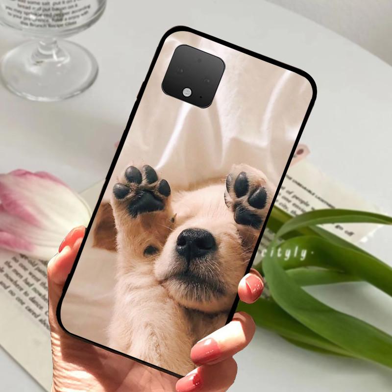 Case For Google Pixel 4A 5G Silicone Soft TPU Black Phone Cover For Google Pixel 5 XL 5G Protective Fundas Cases Luxury Coque