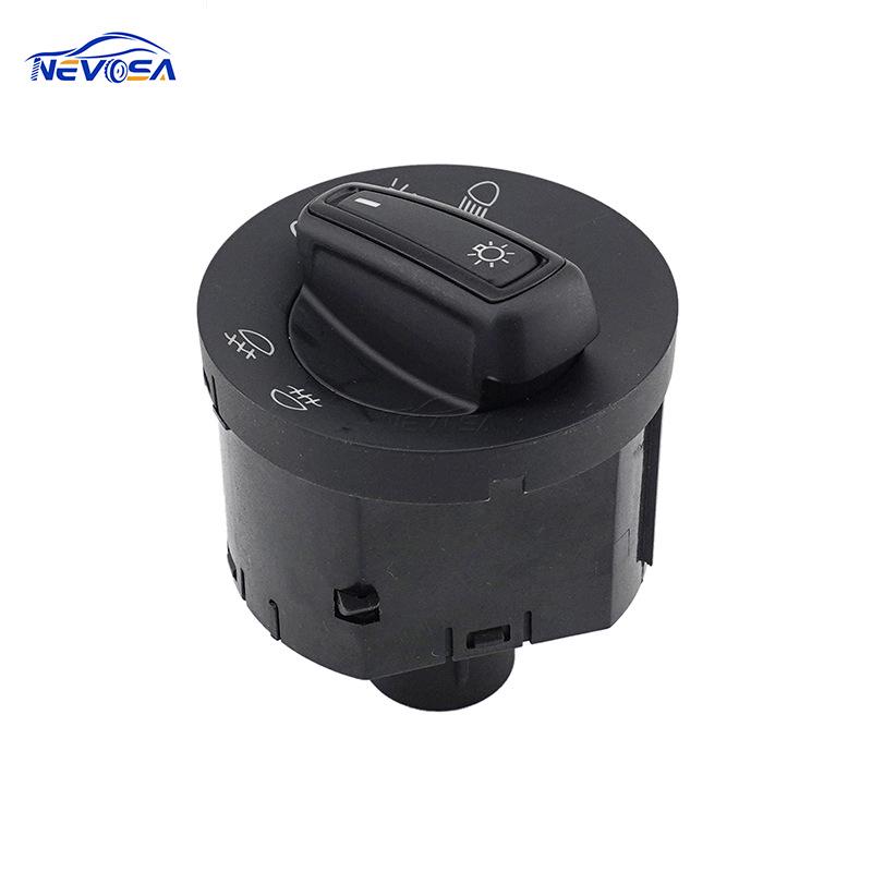 5GG941431B: Compatible Headlight & Fog Light Rotary Switch for VW Golf