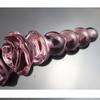 Anal masturbation Glass anal plug pink Four beads pull bead Rose 3.5cm BDSM SM Sex Toys unisex Gay' Anal Expansion Massage Thread