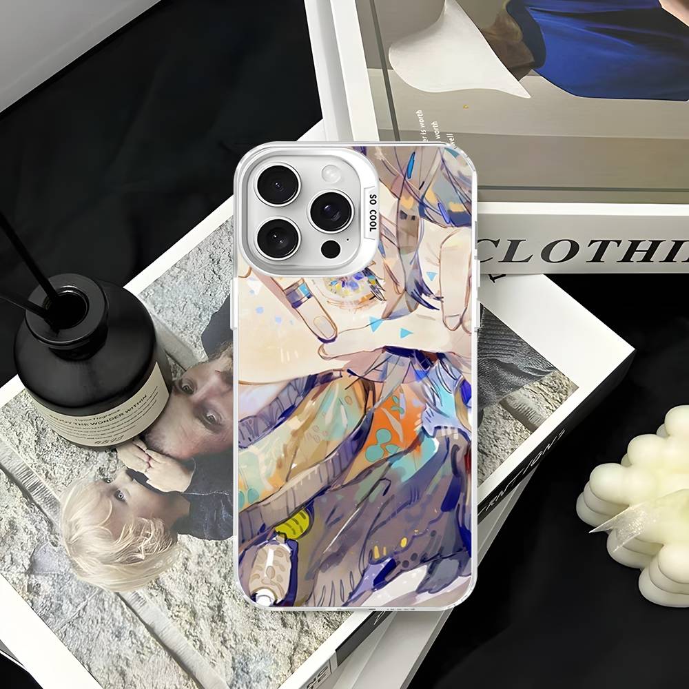 

Anime Blue Period Phone Case For IPhone 17 16 15 14 13 12 11 Pro Max Plus Color Silver Cover iPhone 11 pro
