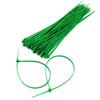 50Pcs Twist Ties Adjustable Self-locking Plastic Garden Flower Wires Set for Plants
